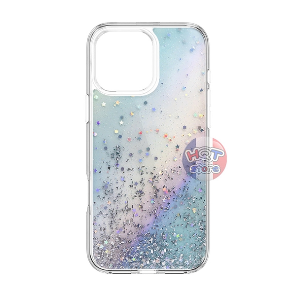 Ốp lưng kim tuyến 3D SwitchEasy Starfield IPhone 16 Pro Max / 16 Pro