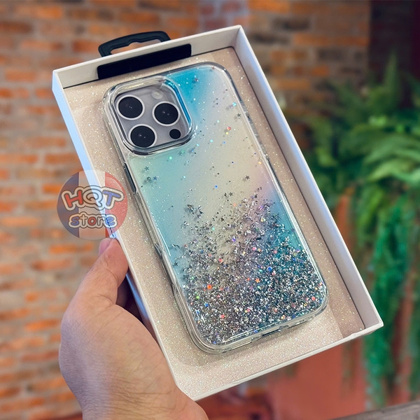 Ốp lưng kim tuyến 3D SwitchEasy Starfield IPhone 16 Pro Max / 16 Pro