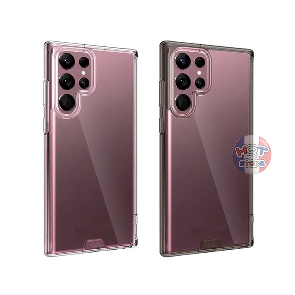 Ốp lưng kính cường lực HODA Crystal Pro Glass Case Samsung S22 Ultra