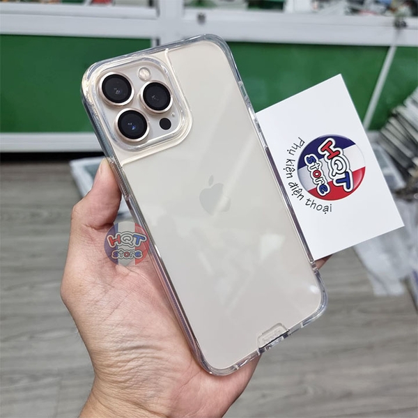 Ốp lưng kính cường lực HODA Crystal Pro IPhone 13 Pro Max / 13Pro / 13