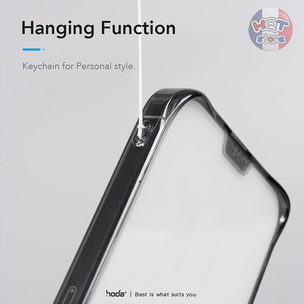 Ốp lưng kính cường lực HODA Crystal Pro IPhone 15 Pro Max / 15 Pro