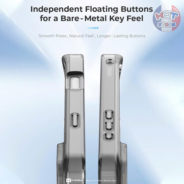 Ốp lưng kính HODA Crystal Pro Case iPhone 17 Pro Max / 17 Pro / Air