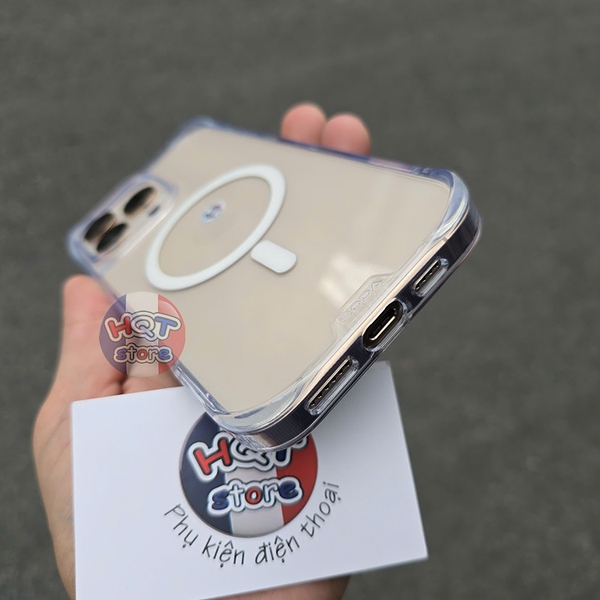 Ốp lưng kính HODA Crystal Pro Magsafe iPhone 16 Pro Max / 16 Pro