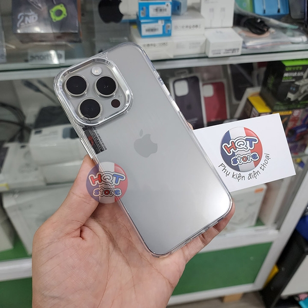 Ốp lưng kính trong Likgus K-Glass iPhone 15 Pro Max 15 Pro 15 Plus 15