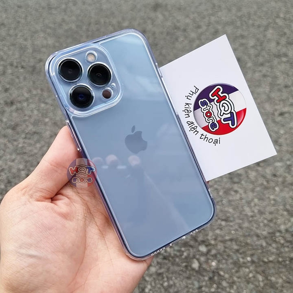 Ốp lưng kính trong suốt Likgus Crystal cho IPhone 13 Pro Max / 13 Pro