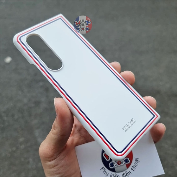 Ốp lưng Likgus Thom Browne Matte White cho Samsung Galaxy Z Fold 3