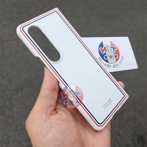 Ốp lưng Likgus Thom Browne Matte White cho Samsung Galaxy Z Fold 4