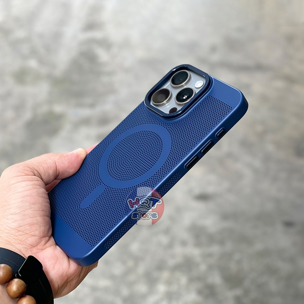 Ốp lưng lưới tản nhiệt Likgus Gleam Mag cho IPhone 15 Pro Max / 15 Pro