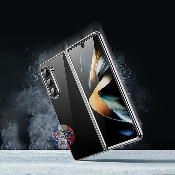 Ốp lưng mỏng trong suốt viền màu Likgus Glitter Case Samsung Z Fold 5