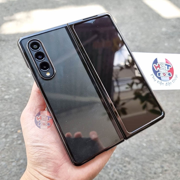 Ốp lưng mỏng trong viền màu Likgus Clear Cover Samsung Galaxy Z Fold 3