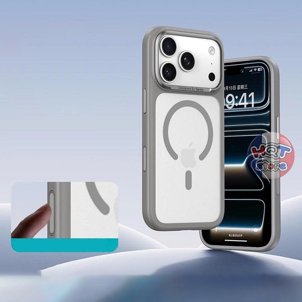 Ốp lưng nhám Benks MagClap Mist 1.6mm cho IPhone 17 Pro Max / 17 Pro