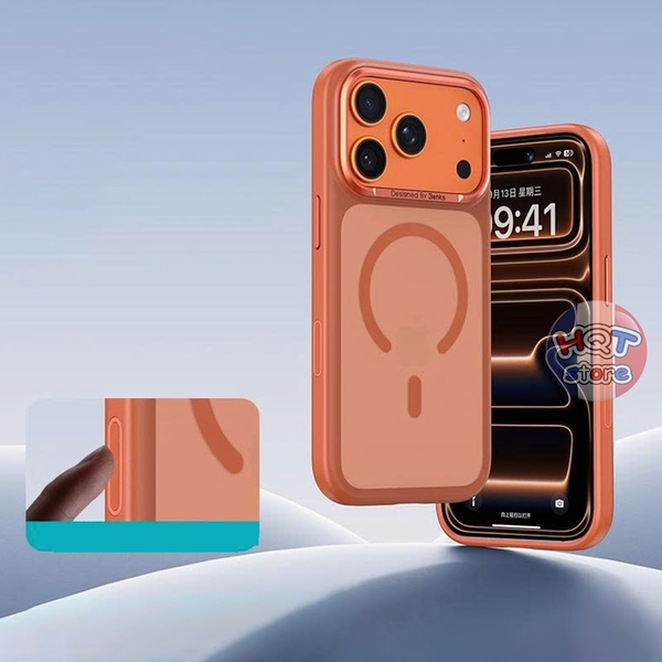 Ốp lưng nhám Benks MagClap Mist 1.6mm cho IPhone 17 Pro Max / 17 Pro