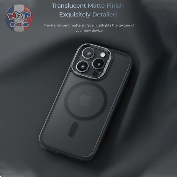 Ốp lưng nhám Benks MagClap Mist 1.6mm cho Phone 16 Pro Max / 16 Pro