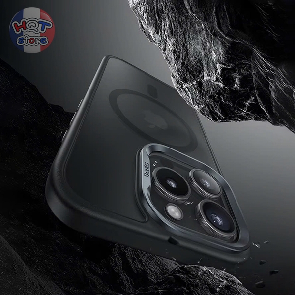 Ốp lưng nhám Benks MagClap Mist 1.6mm cho Phone 16 Pro Max / 16 Pro