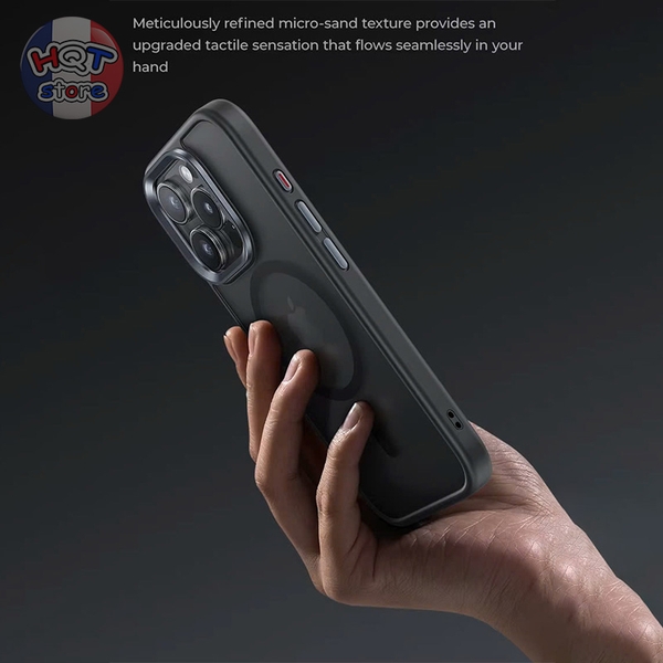 Ốp lưng nhám Benks MagClap Mist 1.6mm cho Phone 16 Pro Max / 16 Pro