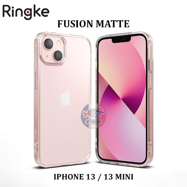 Ốp lưng nhám chống vân tay Ringke Fusion Matte IPhone 13 / 13 Mini