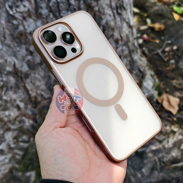 Ốp lưng nhám Likgus Airbag Magsafe iPhone 16 Pro Max 16Pro