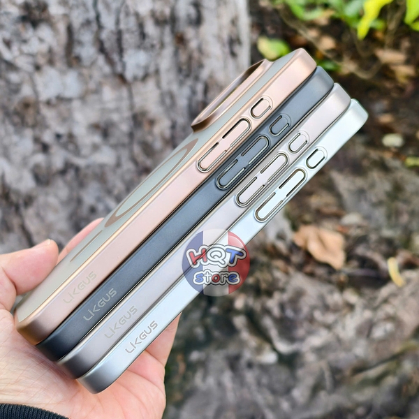 Ốp lưng nhám Likgus Airbag Magsafe iPhone 16 Pro Max 16Pro