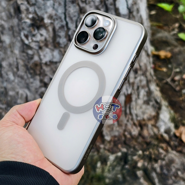 Ốp lưng nhám Likgus Airbag Magsafe iPhone 16 Pro Max 16Pro
