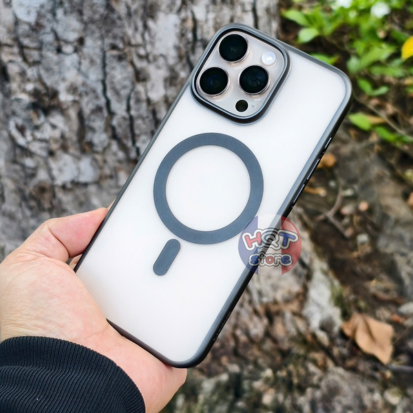 Ốp lưng nhám Likgus Airbag Magsafe iPhone 16 Pro Max 16Pro