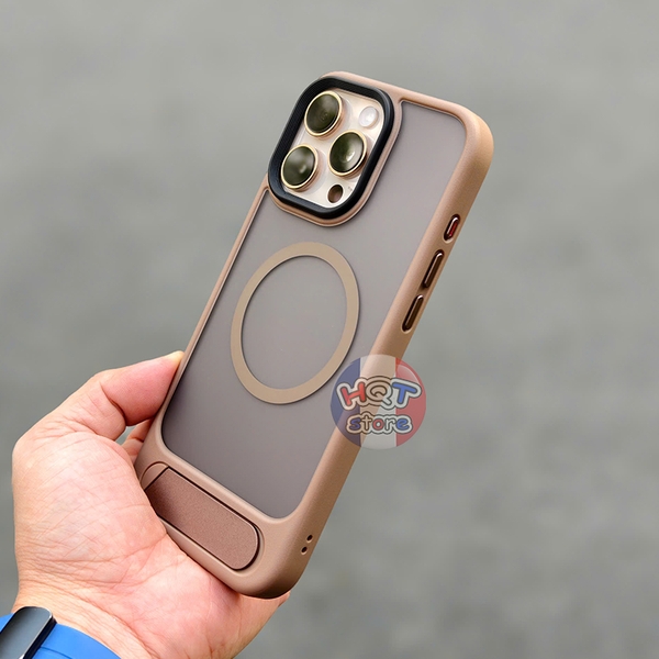 Ốp lưng nhám Likgus Valor Mag iPhone 16 Pro Max / 16 Pro có giá đỡ