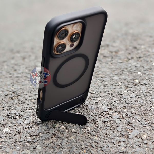 Ốp lưng nhám Likgus Valor Mag iPhone 16 Pro Max / 16 Pro có giá đỡ