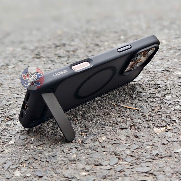 Ốp lưng nhám Likgus Valor Mag iPhone 16 Pro Max / 16 Pro có giá đỡ
