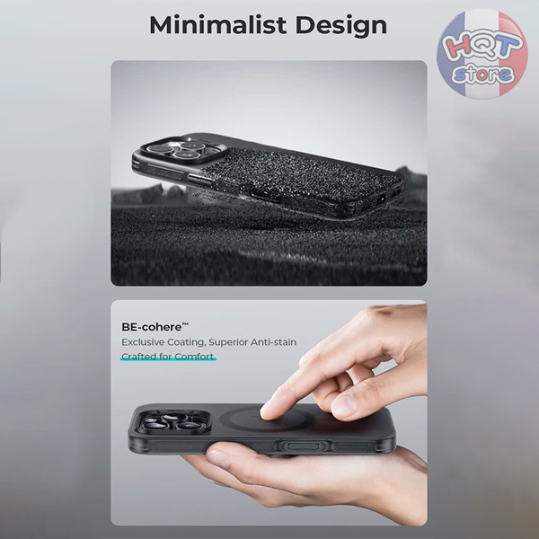 Ốp lưng nhám mờ Benks Lucid Armor cho IPhone 16 Pro Max / 16 Pro