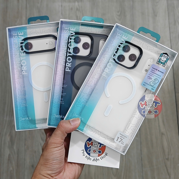 Ốp lưng nhám mờ Benks Lucid Armor cho IPhone 17 Pro Max / 17 Pro / Air