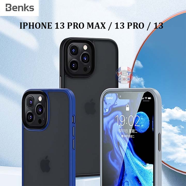 Ốp lưng nhám mờ Benks Matte cho IPhone 13 Pro Max / 13 Pro / 13