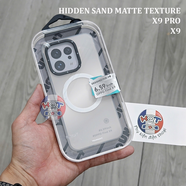 Ốp lưng nhám Youngkit Hidden Sand Matte Texture cho OPPO X9 Pro / X9