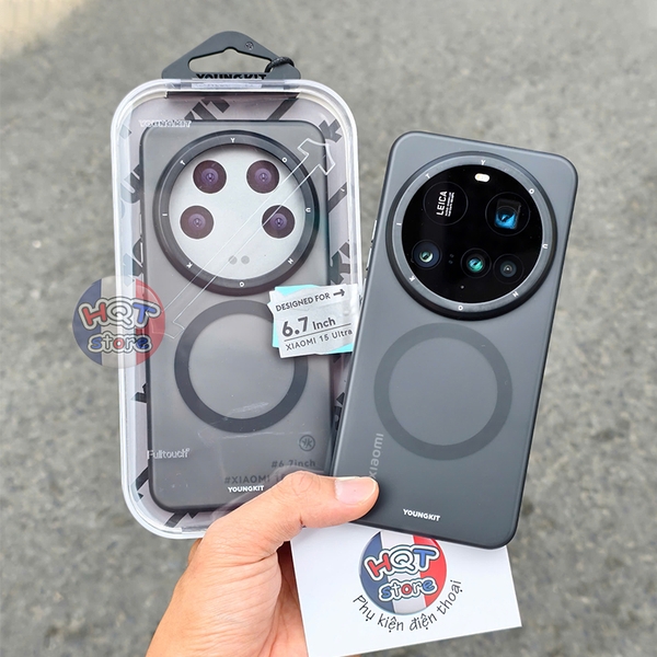 Ốp lưng nhám Youngkit Hidden Sand Matte Texture cho Xiaomi 15 Ulttra