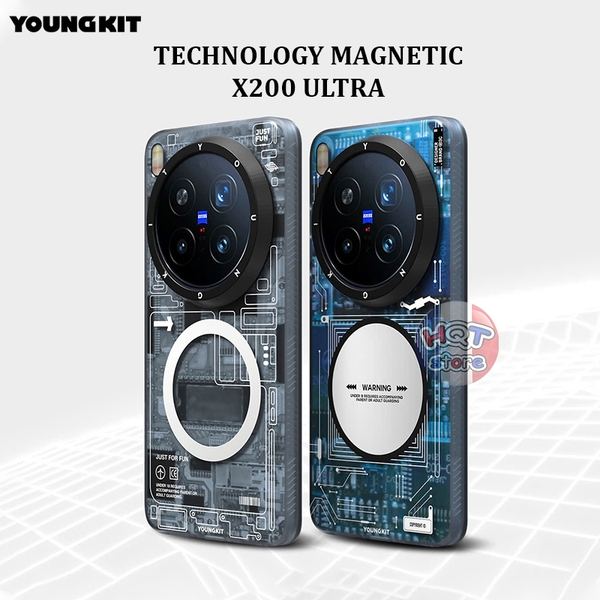 Ốp lưng nhám Youngkit Technology Magnetic cho Vivo X200 Ultra