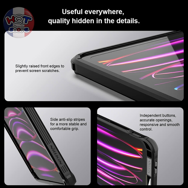 Ốp lưng Nillkin Camshield Pad Case cho iPad Pro 11 / 13 inch M4 2024