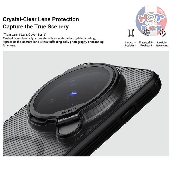 Ốp lưng Nillkin CamShield Prop Magnetic Case Vivo X300 Pro / X300