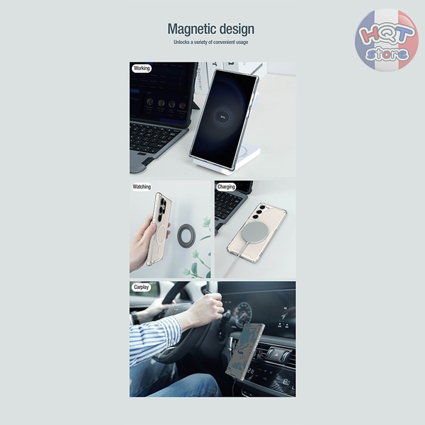 Ốp lưng Nillkin Nature TPU Pro Magnetic Magsafe cho Samsung S24 Ultra
