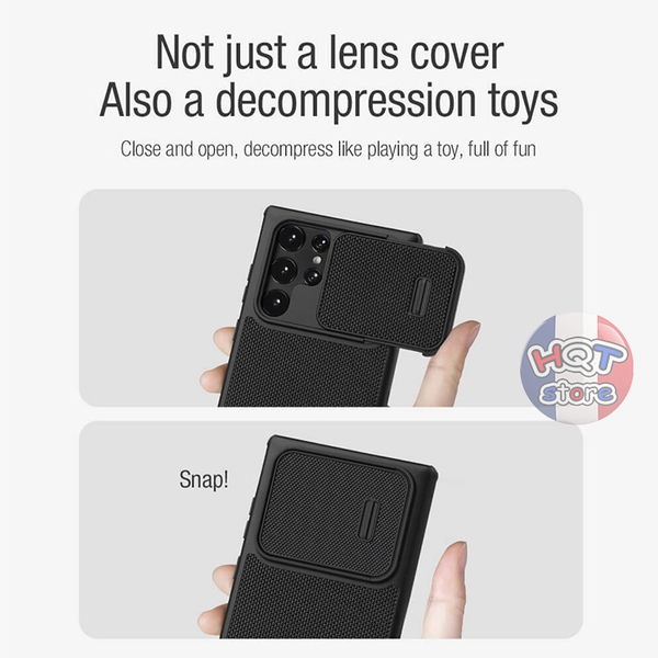 Ốp lưng Nillkin Textured S Nylon Fiber Case S22 Ultra bảo vệ camera