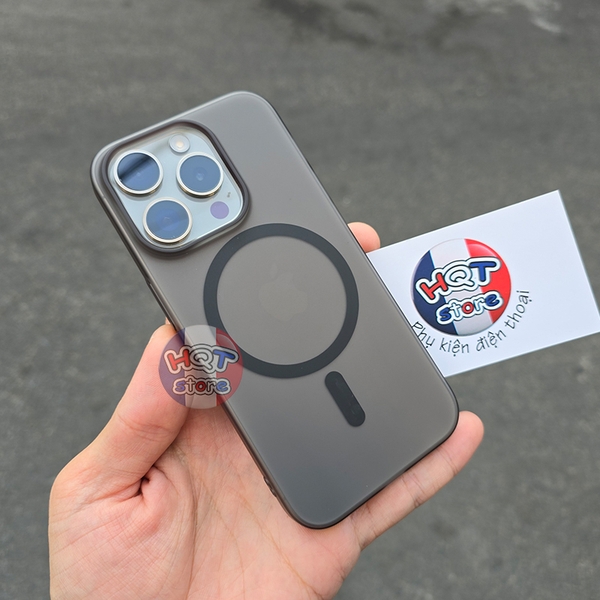 Ốp lưng PC Matte Magsafe iPhone 15 Pro Max 14 Pro Max 15Pro 15 Plus 15