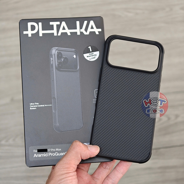 Ốp lưng PITAKA Aramid ProGuard Case cho iPhone 17 Pro Max / 17 Pro