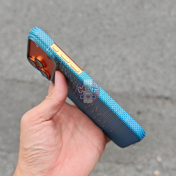 Ốp lưng PITAKA Lucid Blue / Golden Glint iPhone 17 Pro Max / 17 Pro