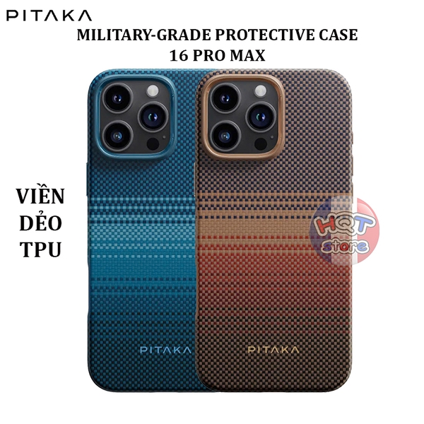 Ốp lưng PITAKA Military-Grade Proctective Case iPhone 16 Pro Max