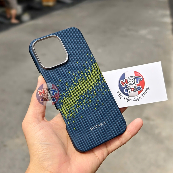 Ốp lưng PITAKA StarPeak Tactile Woven Case Lumintex iPhone 16 Pro Max