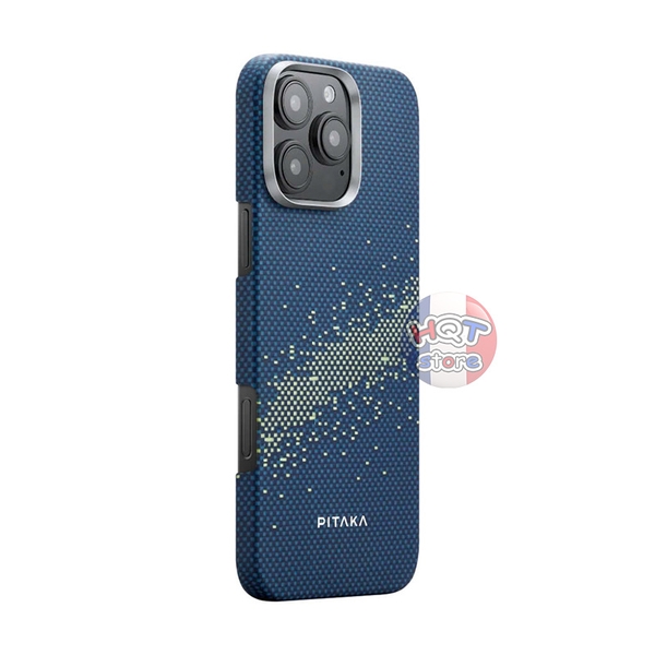 Ốp lưng PITAKA StarPeak Tactile Woven Case Lumintex iPhone 16 Pro Max
