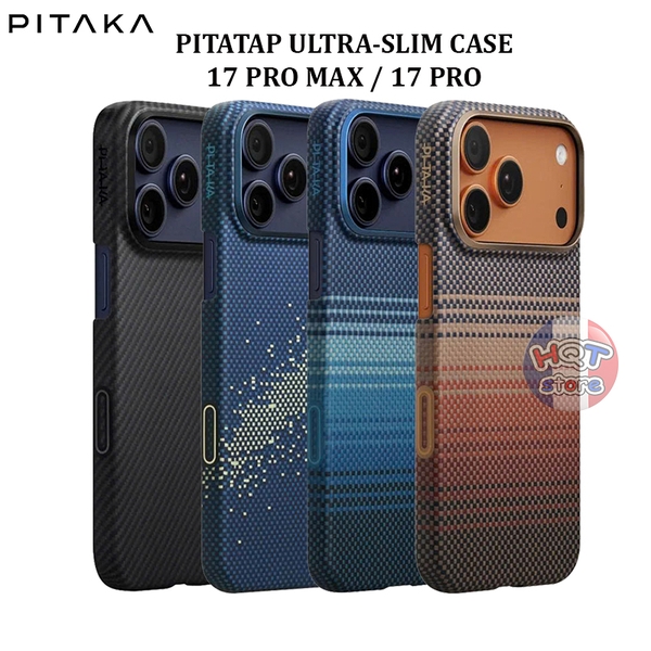 Ốp lưng PITAKA Ultra-Slim Case (PitaTap) iPhone 17 Pro Max / 17 Pro