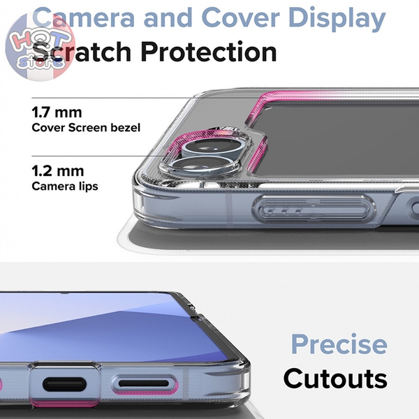 Ốp lưng Ringke Fusion cho Galaxy Z Flip 6 chính hãng