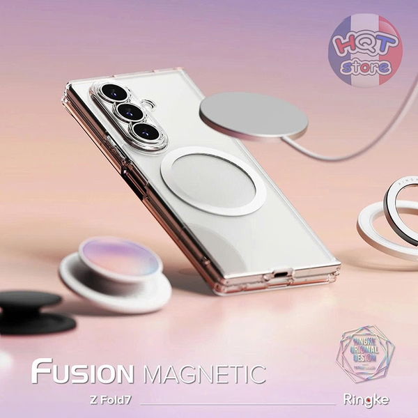 Ốp lưng Ringke Fusion Magnetic cho Galaxy Z Fold 7 chính hãng