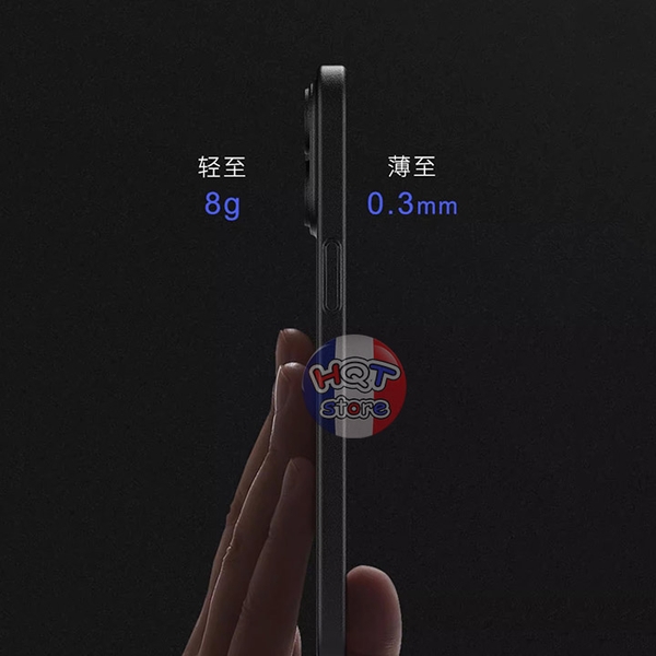 Ốp lưng siêu mỏng Memumi 0.3mm cho IPhone 15 Pro Max / 15 Pro