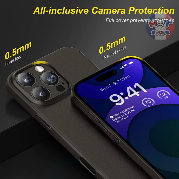 Ốp lưng siêu mỏng Memumi 0.3mm cho IPhone 16 Pro Max 16 Pro 16 Plus 16