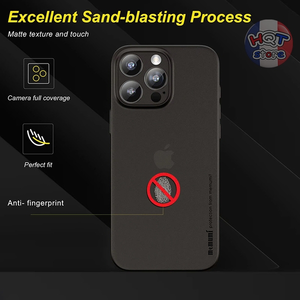 Ốp lưng siêu mỏng Memumi 0.3mm cho IPhone 16 Pro Max 16 Pro 16 Plus 16