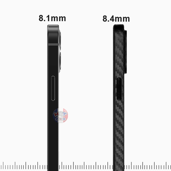 Ốp lưng siêu mỏng Memumi Carbon 0.3mm Iphone 12 Pro Max / 12 Pro / 12